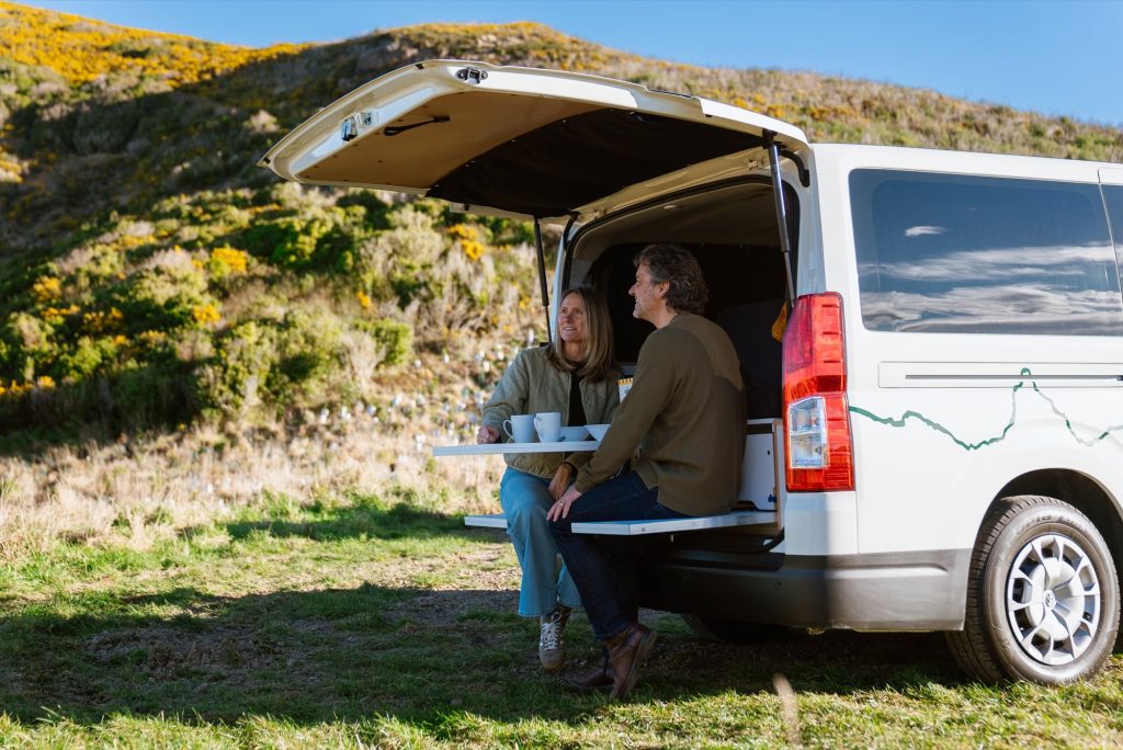 Get Lost campervan by the lake